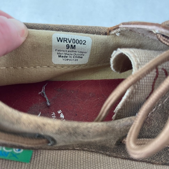 Twisted X Loafer Shoes Size 9 Women’s Eva Tan and Brown Boat Shoes - Picture 6 of 8